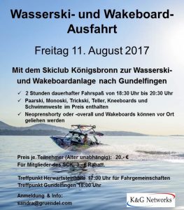 Wasserski- und Wakeboard Ausfahrt – Skiclub Königsbronn e.V.