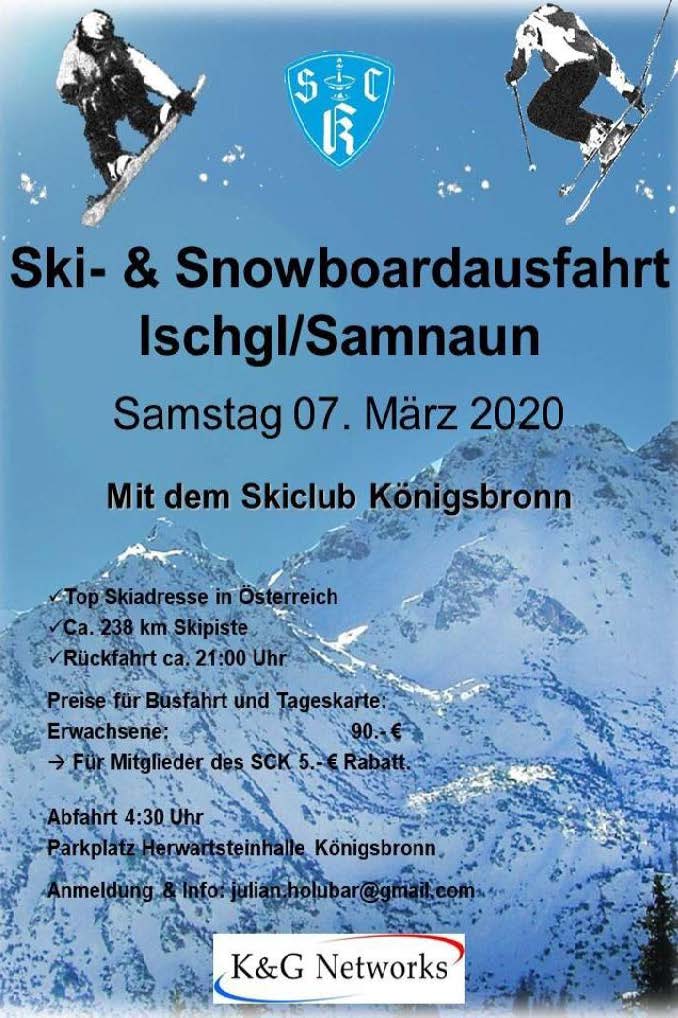 Skiausfahrt Ischgl 07 März 2020